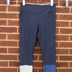 Outdoor Voices Womens Pants Medium Blue Dipped Yoga Leggings Colorblock Skinny